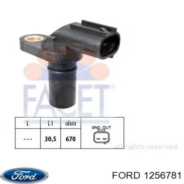 Купити 1256781 Ford Датчик швидкості обертання валу АКПП
