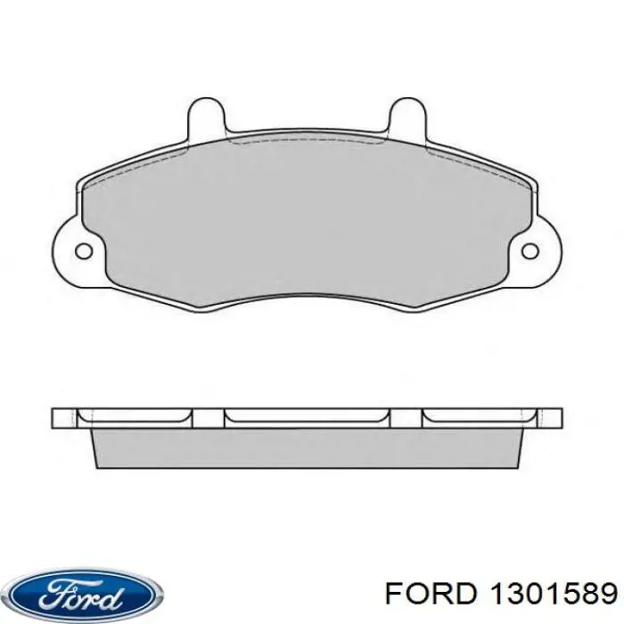 Тормозні колодки Ford 1301589