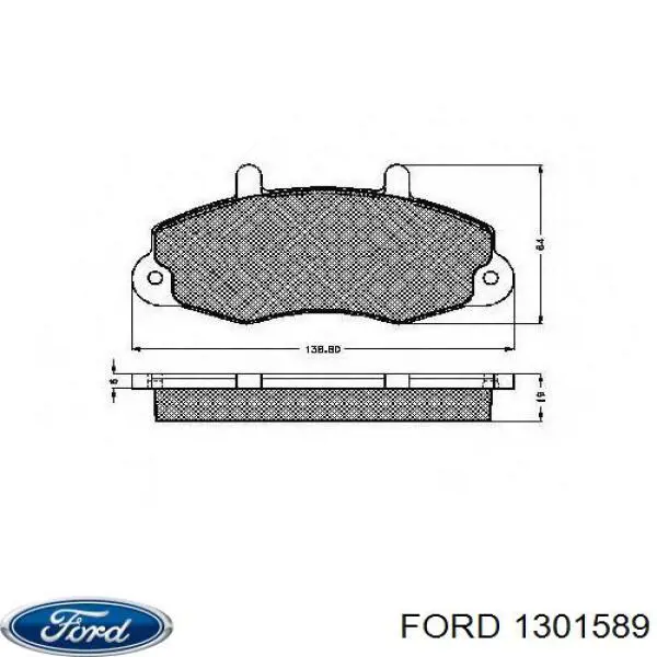 1301589 Ford Передні гальмівні колодки