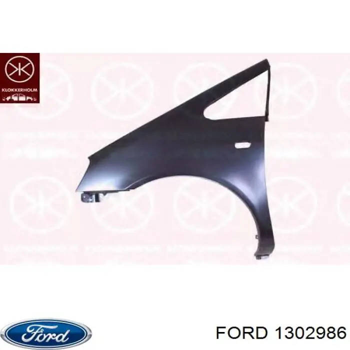1302986 Ford Переднє ліве крило