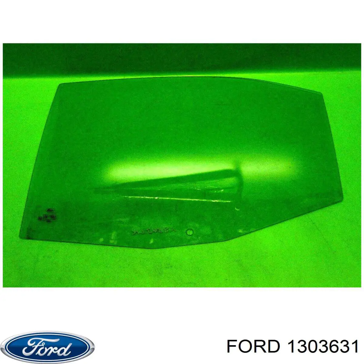 Скло задньої двері лівої 1303631 Ford