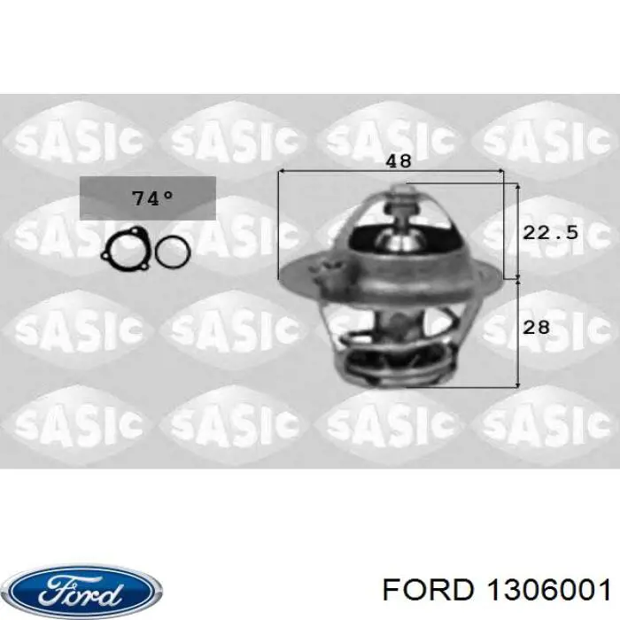 Автомобільний термостат Ford 1306001 ціна, від 10.66 USD