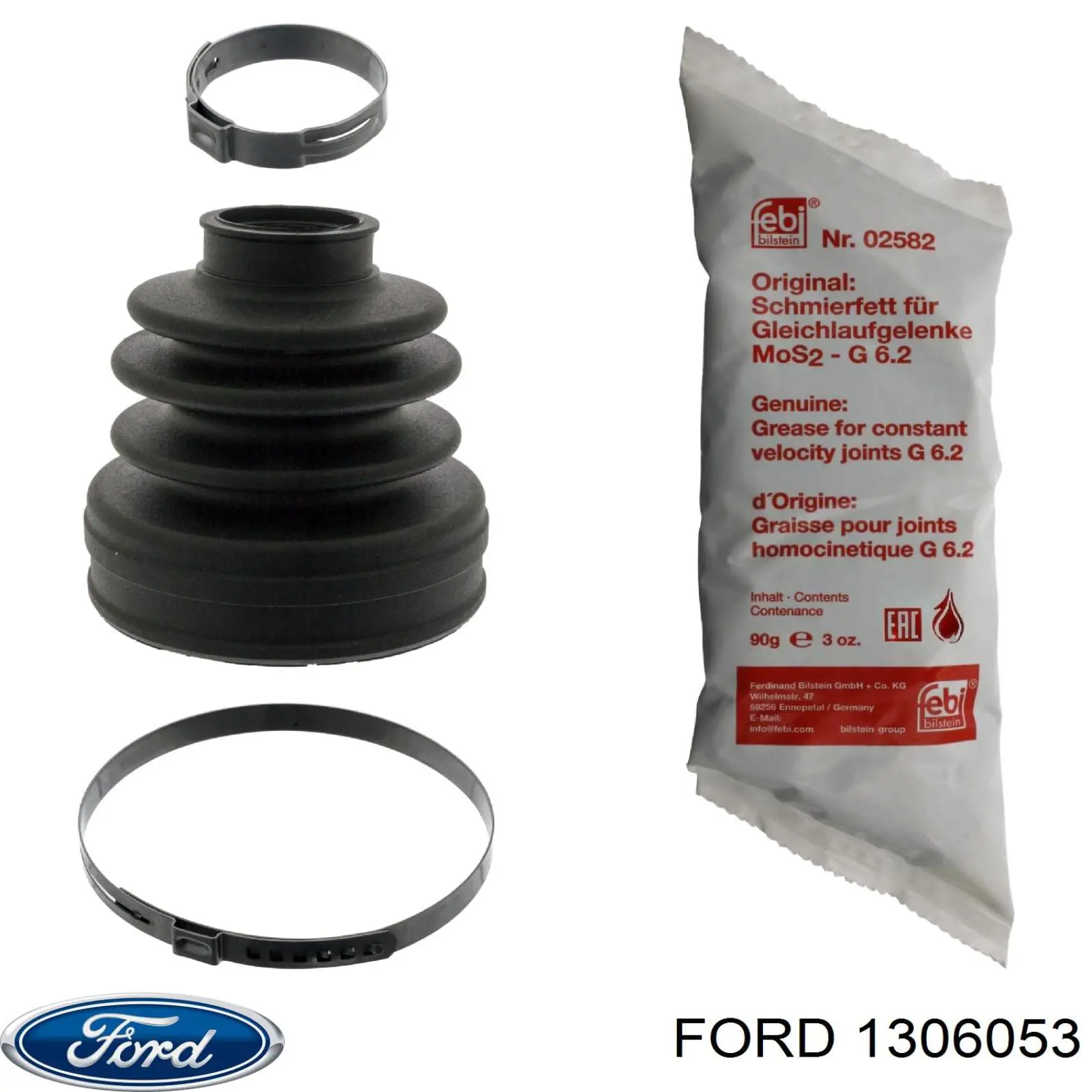 1306053 Ford пильник шруса внутрішній, передній піввісі