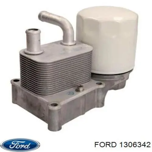 1306342 Ford радіатор масляний (холодильник, під фільтром)