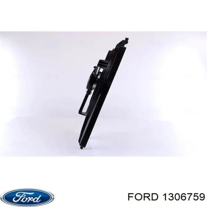 1306759 Ford дифузор радіатора охолодження, в зборі з двигуном і крильчаткою