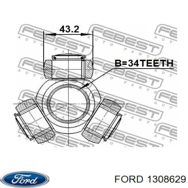 ШРКШ внутрішній, передній Ford 1308629 ціна, від 27.23 USD