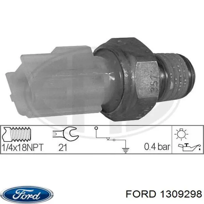 Купити 1309298 Ford Датчик тиску масла