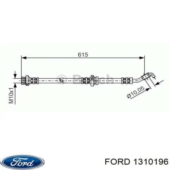 1310196 Ford Ресивер-осушувач кондиціонера