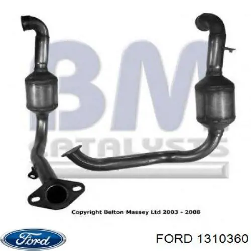 Купити 1310360 Ford Перетворювач відпрацьованих газів
