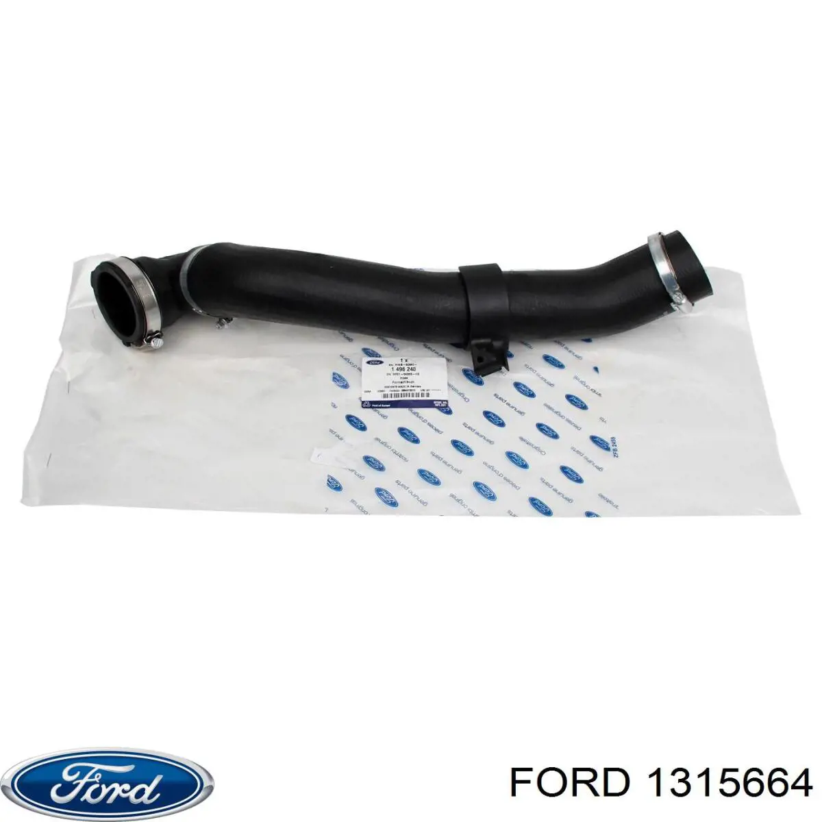 Шланг/патрубок интеркуллера Ford 1315664 ціна, від 36.16 USD