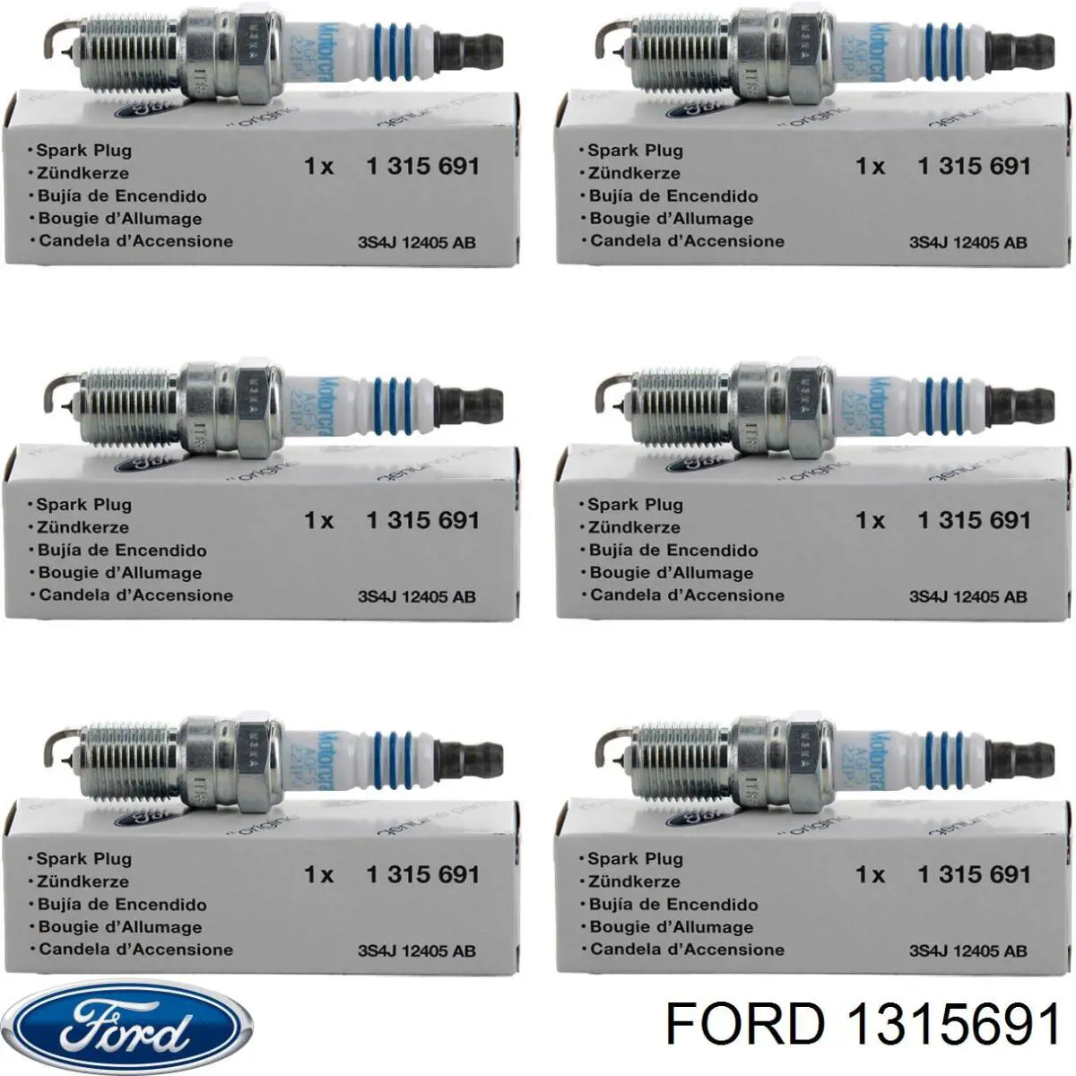 Свічки автомобільні Ford 1315691 ціна, від 7.97 USD