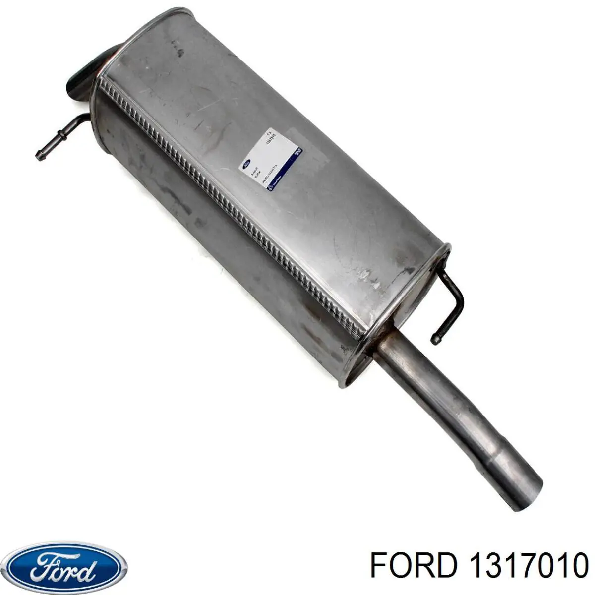 1317010 Ford глушник, задня частина