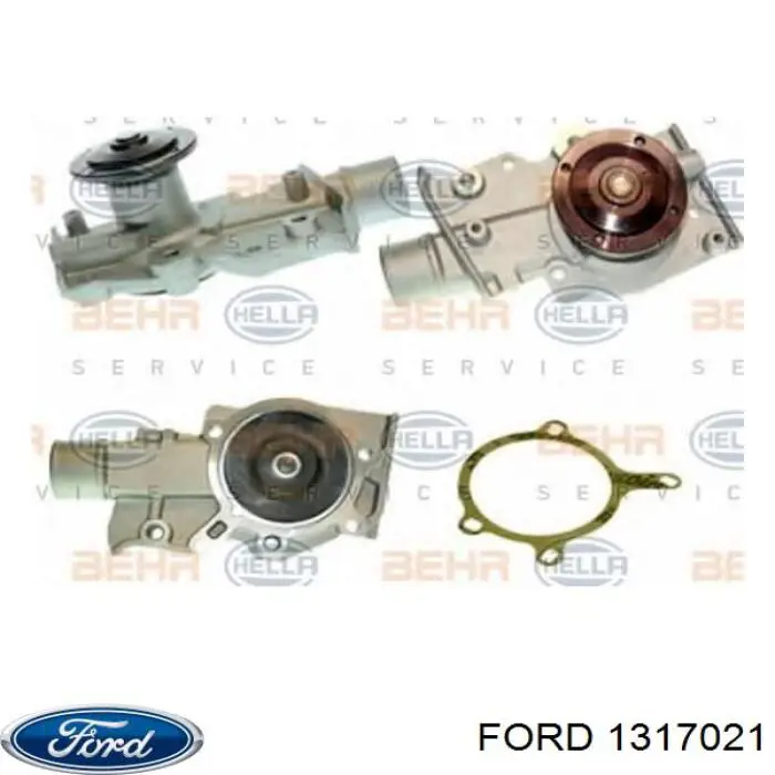 1317021 Ford помпа водяна, (насос охолодження)