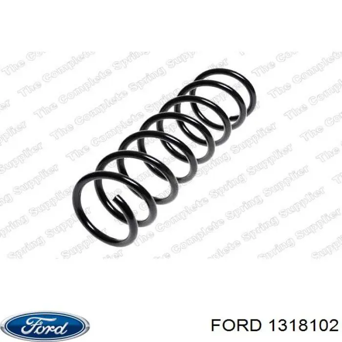 1318102 Ford Пружина підвіски задня