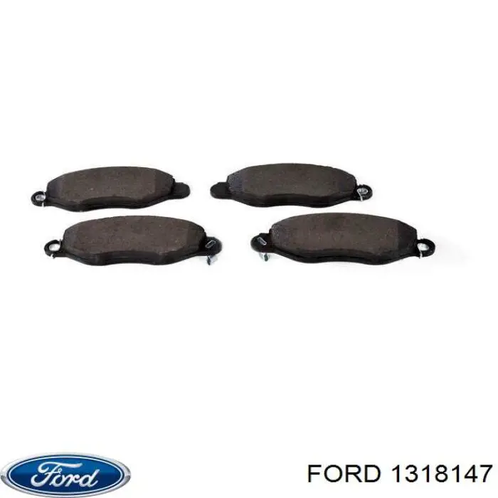1318147 Ford колодки гальмівні передні, дискові