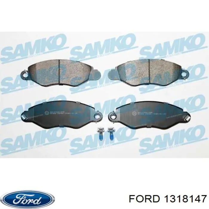 Купити 1318147 Ford Колодки гальмівні передні, дискові