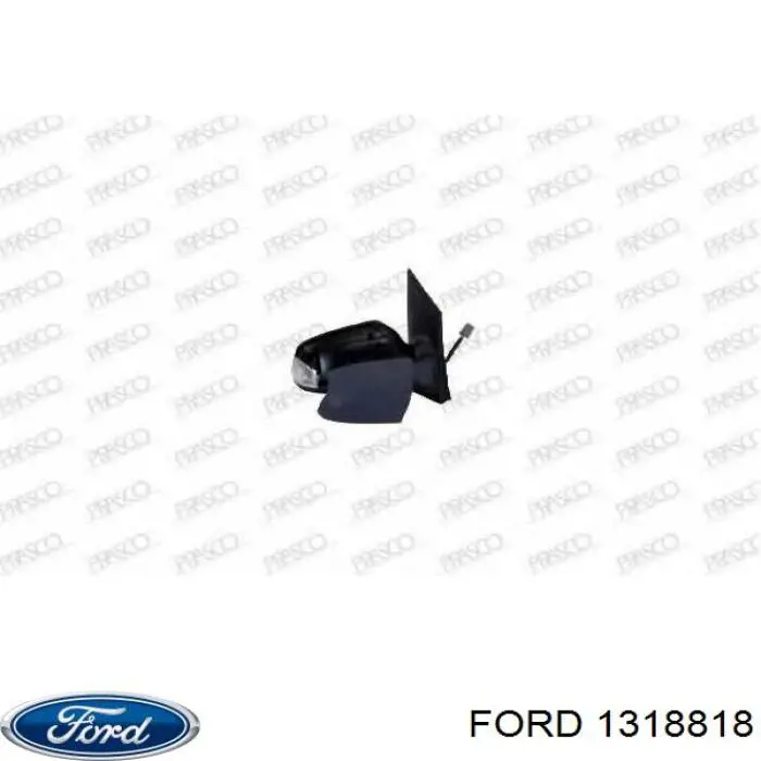 Наружное зеркало на Ford Focus II 