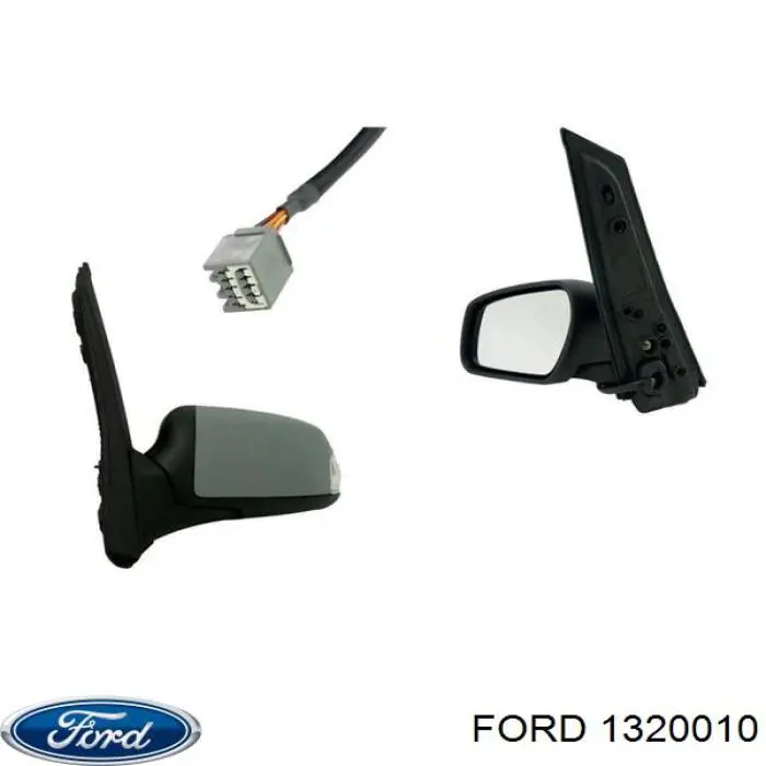 1320010 Ford накладка дзеркала заднього виду, права