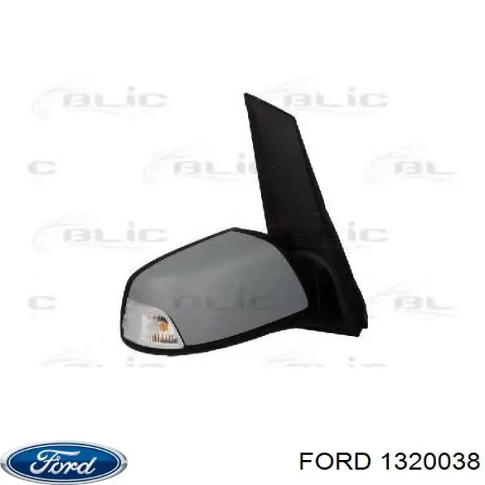 1320038 Ford накладка дзеркала заднього виду, ліва