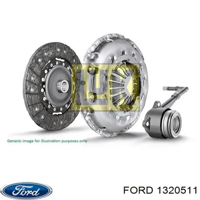 1320511 Ford комплект зчеплення (3 частини)