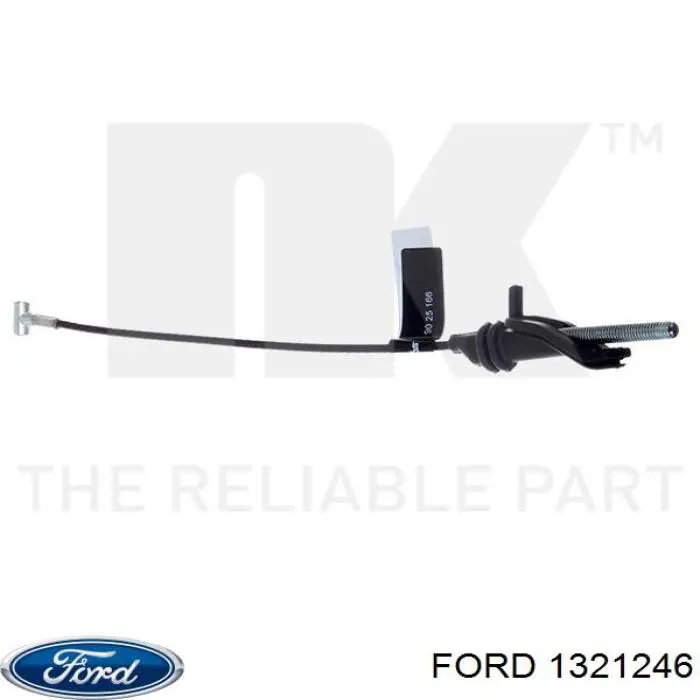 Купити 1321246 Ford Трос ручного гальма передній