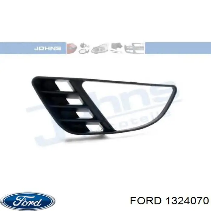 Купити 1324070 Ford Заглушка, решітка протитуманних фар бампера переднього, ліва