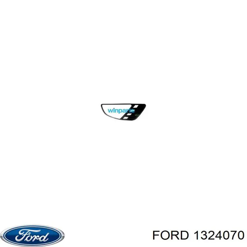 Заглушка під протитуманні фари, ліва Ford 1324070 ціна, від 5.56 USD