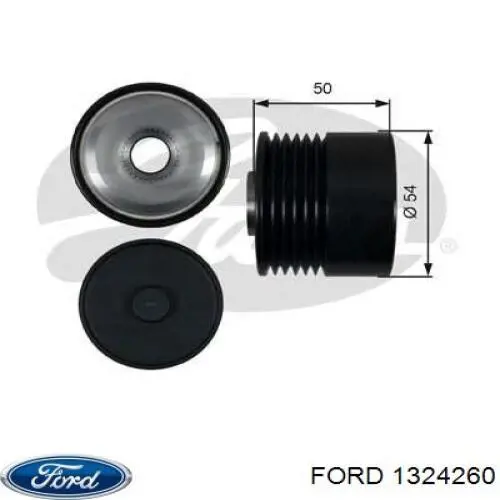 Фара ліва 1324260 Ford