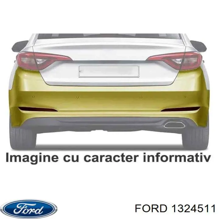 Кожух бампера заднього Ford 1324511 ціна, від 183.97 USD