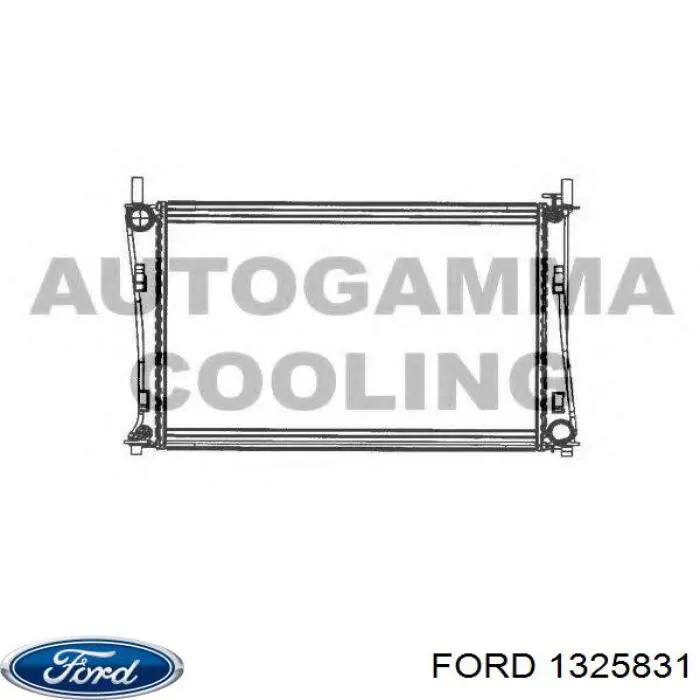 Купити 1325831 Ford Радіатор двигуна