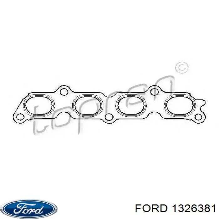 Прокладка випускного колектора Ford 1326381 ціна, від 6.55 USD