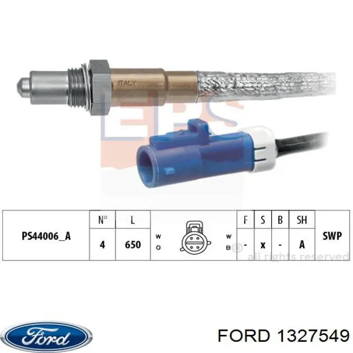 Лямбда зонд після каталізатора, лівий Ford 1327549