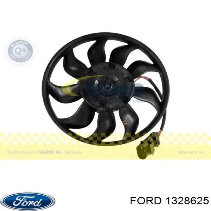 Купити 1328624 Ford Електровентилятор охолодження в зборі (двигун + крильчатка)