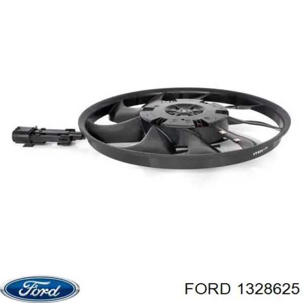 Електровентилятор охолодження в зборі (двигун + крильчатка) 1328624 Ford