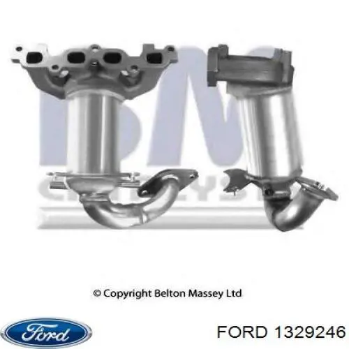 1329246 Ford Каталітичний нейтралізатор відпрацьованих газів