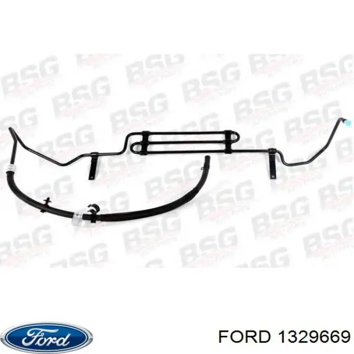 Шланг ГПК, низького тиску, від рейки/механізму до бачка 1329669 Ford