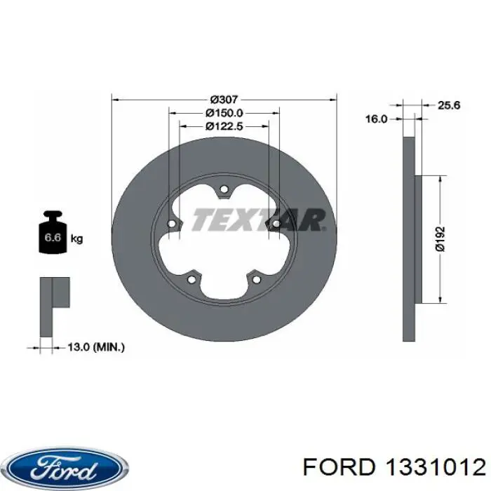 Купити 1857708 Ford Болт шестерні распредвала