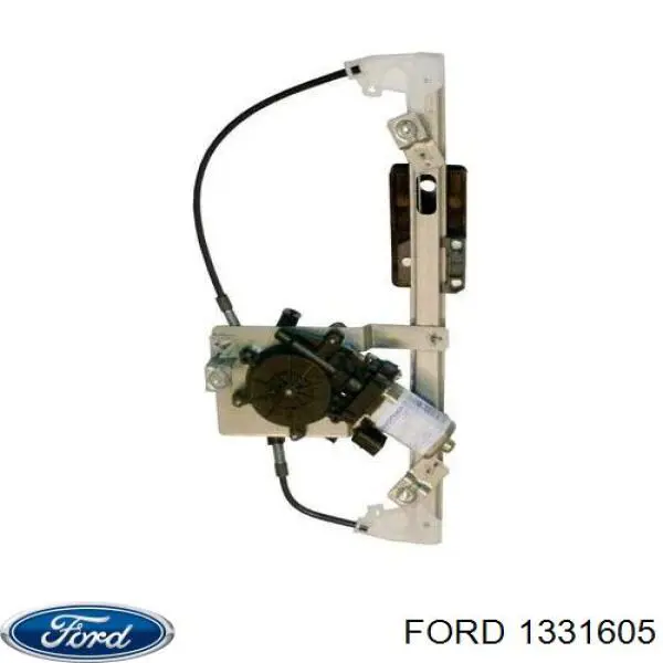 Механізм склопідіймача двері задньої, правої 1331605 Ford