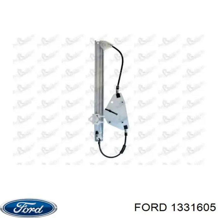 Механізм склопідіймача двері задньої, правої 1331605 Ford