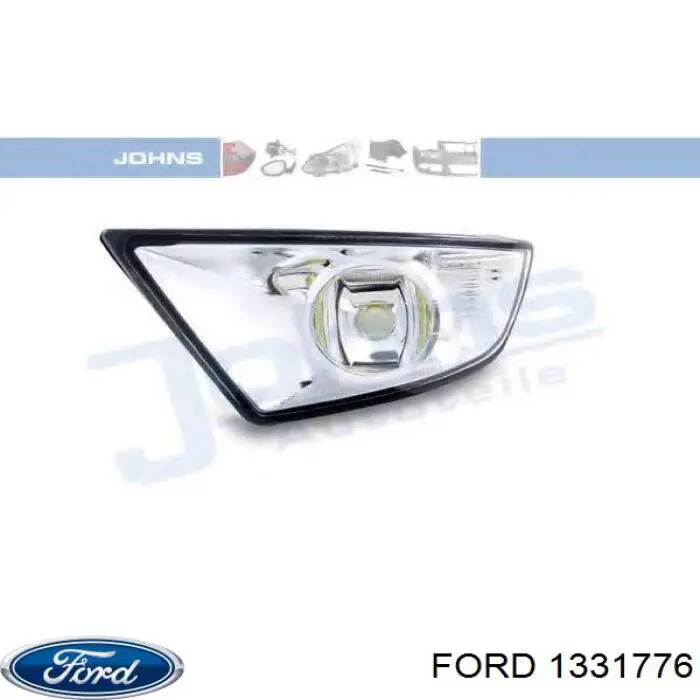 Фара протитуманна, права 1302913 Ford