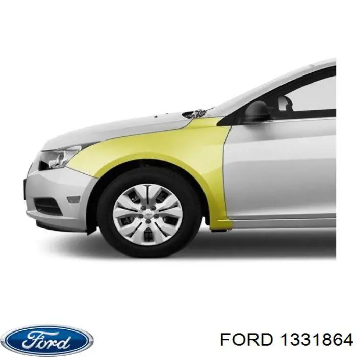 Крило переднє ліве 1331864 Ford
