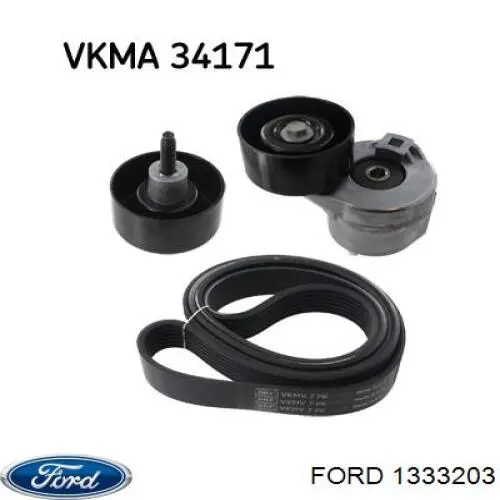 Натягувач приводного ременя Ford 1333203 ціна, від 38.67 USD