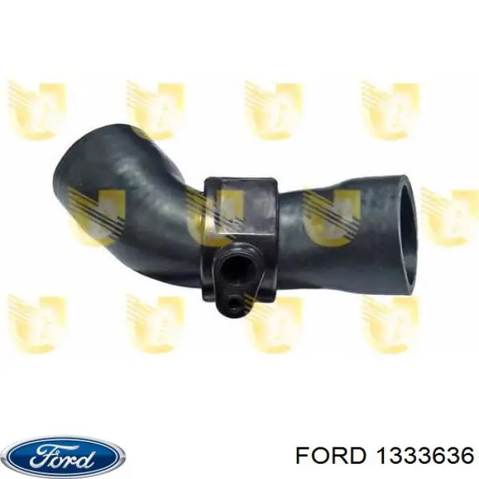 Патрубок повітряний, вихід з турбіни (наддув) 1333636 Ford