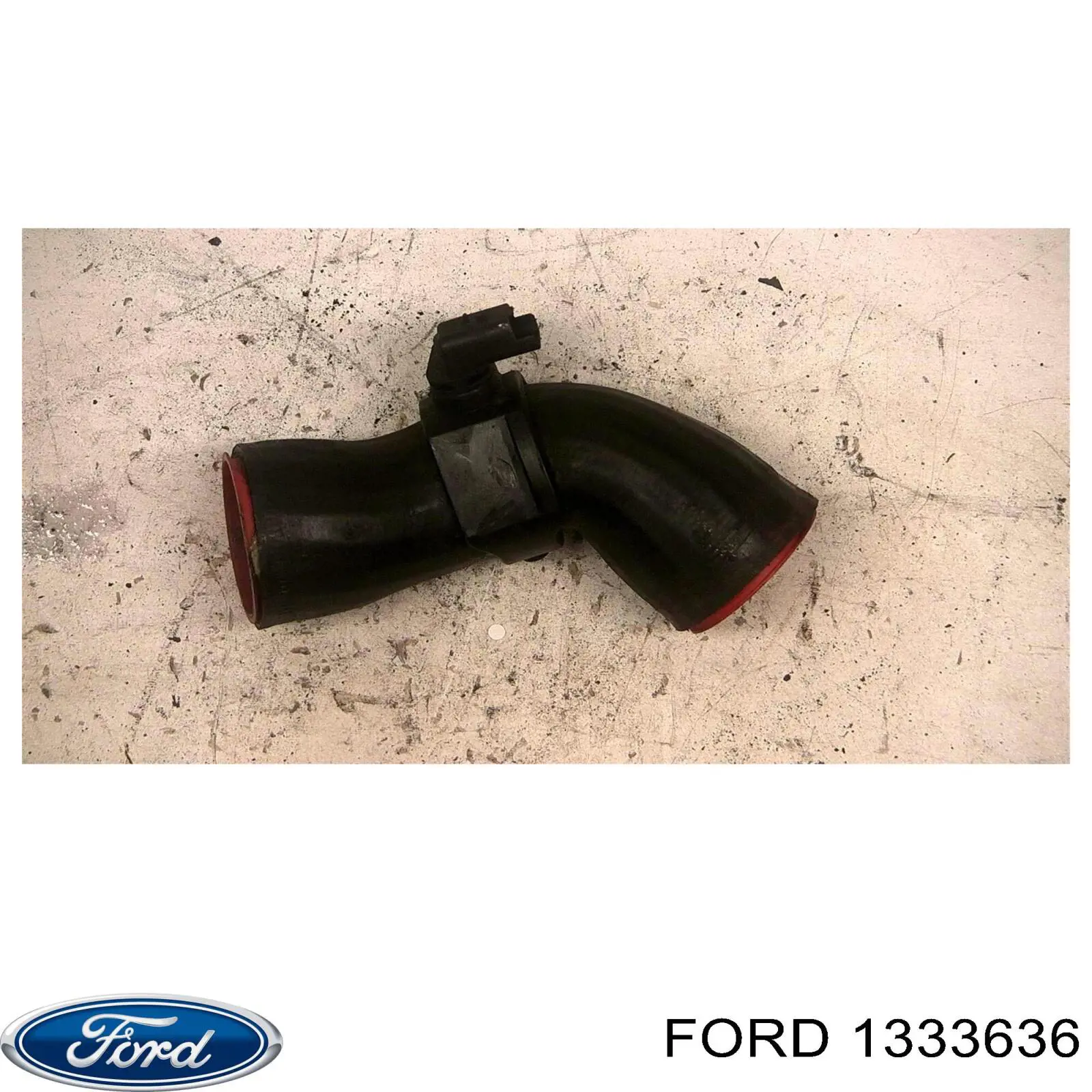 Купити 1333636 Ford Патрубок повітряний, вихід з турбіни (наддув)