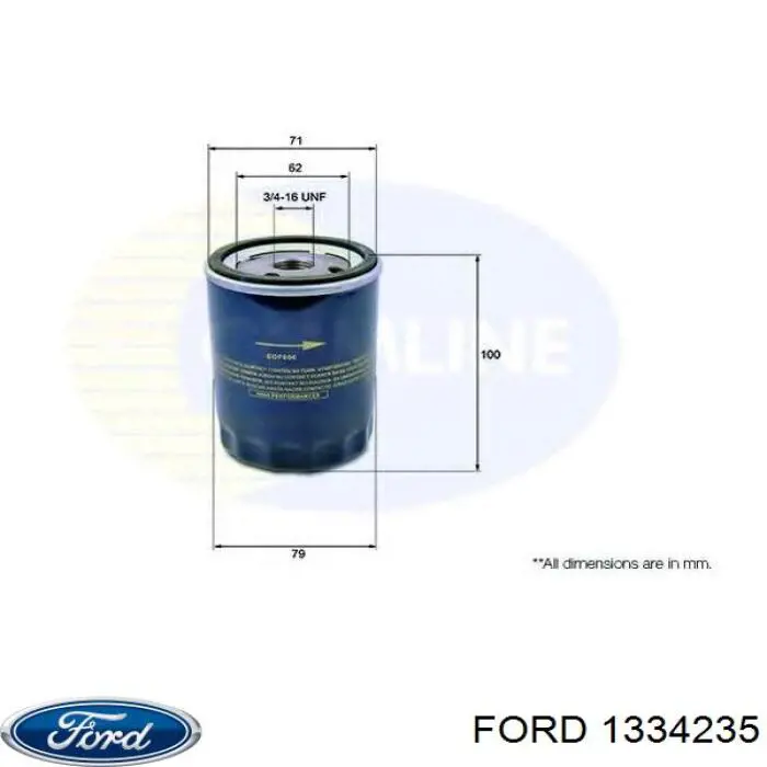 Права подушка двигуна Ford 1334235 ціна, від 62.56 USD