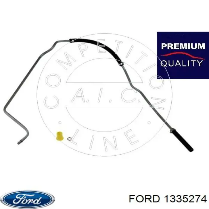 Купити 1335274 Ford Шланг ГПК, високого тиску рейки керма