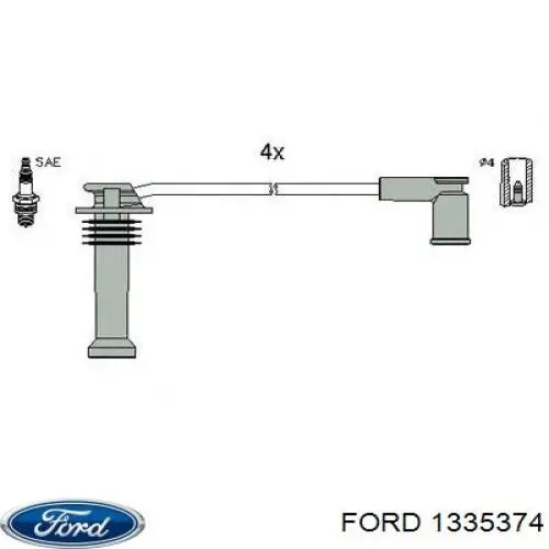 Дроти запалювання Ford 1335374 ціна, від 8.93 USD