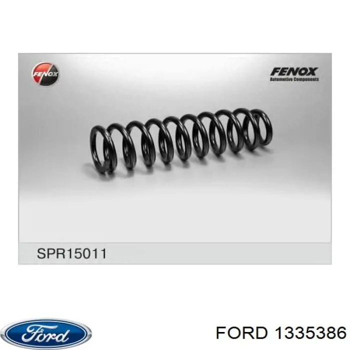 1335386 Ford пружина передня