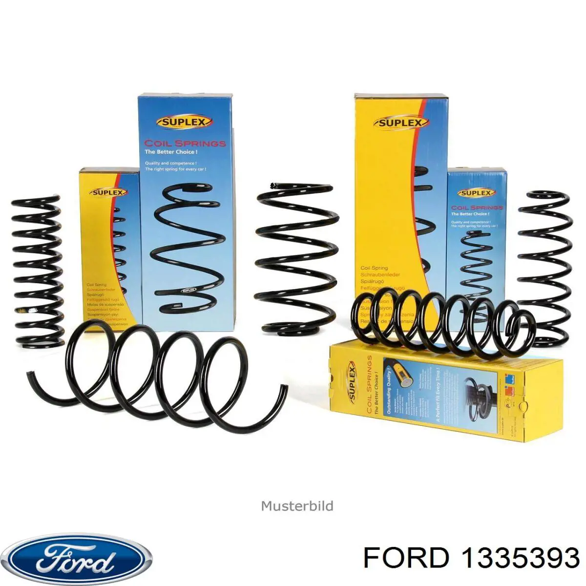 Задні пружини 1335393 Ford