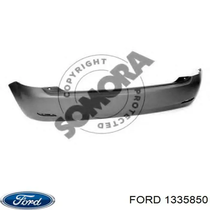 Бампер задній Volvo 20953573
